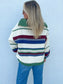 The Eva Pullover-  GREEN