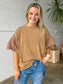 The Mocha Puff Sleeve Top