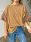 The Mocha Puff Sleeve Top