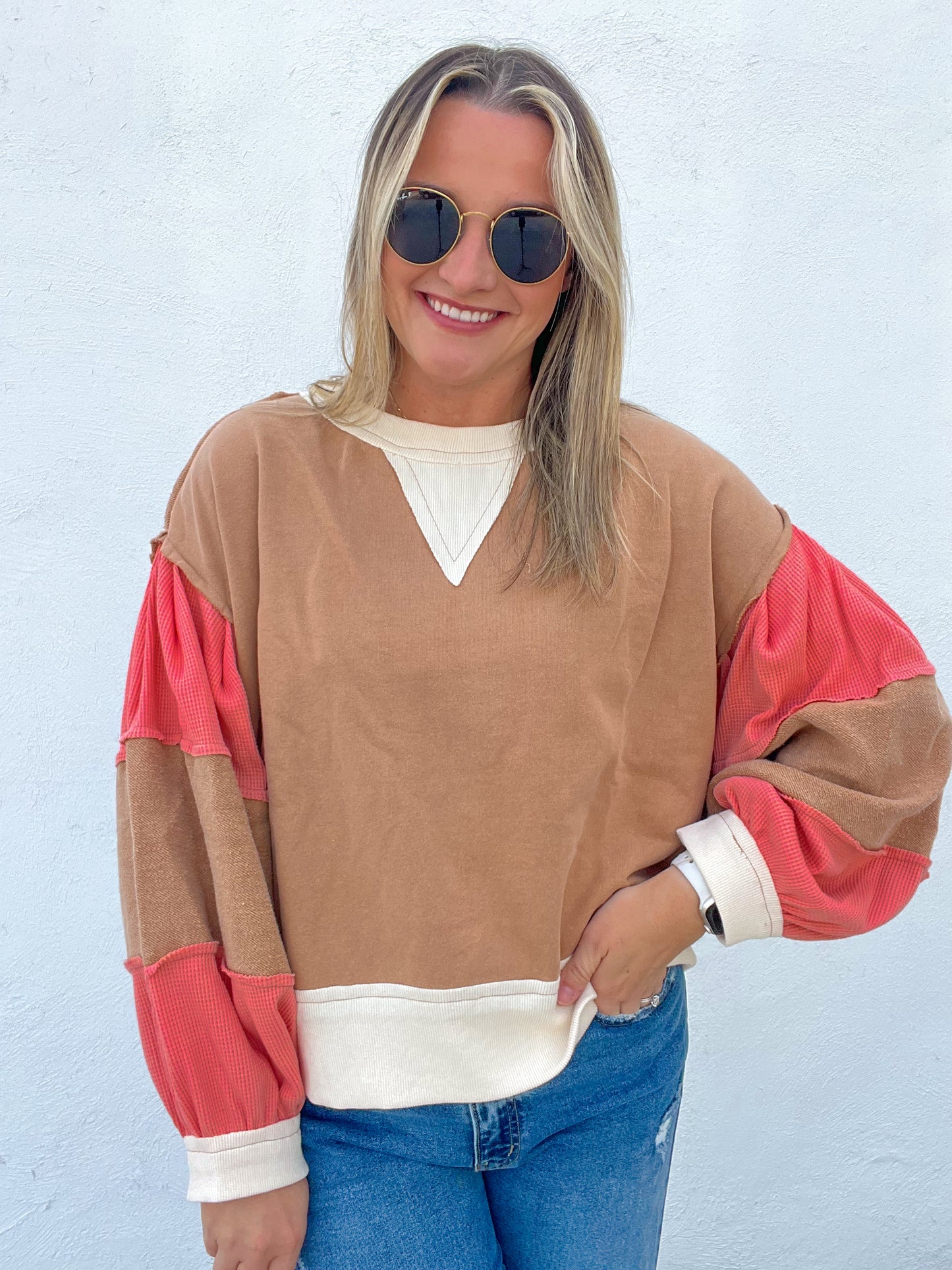 The Falling For Fall Pullover - MOCHA