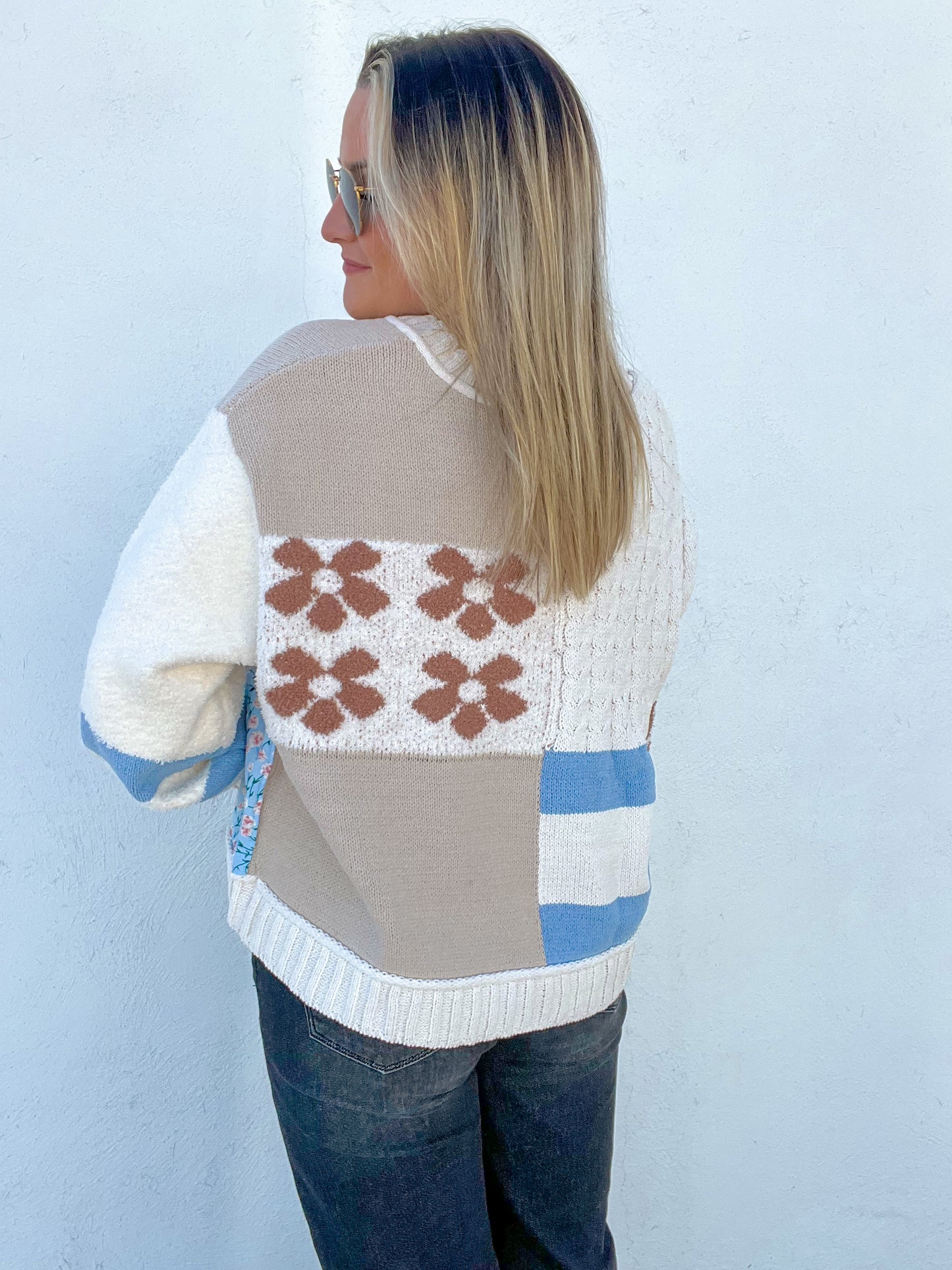 Blossom Mix Print Sweater