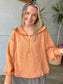 Pumpkin Patch Waffle Knit Hoodie