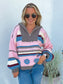 The Eva Pullover-  PINK