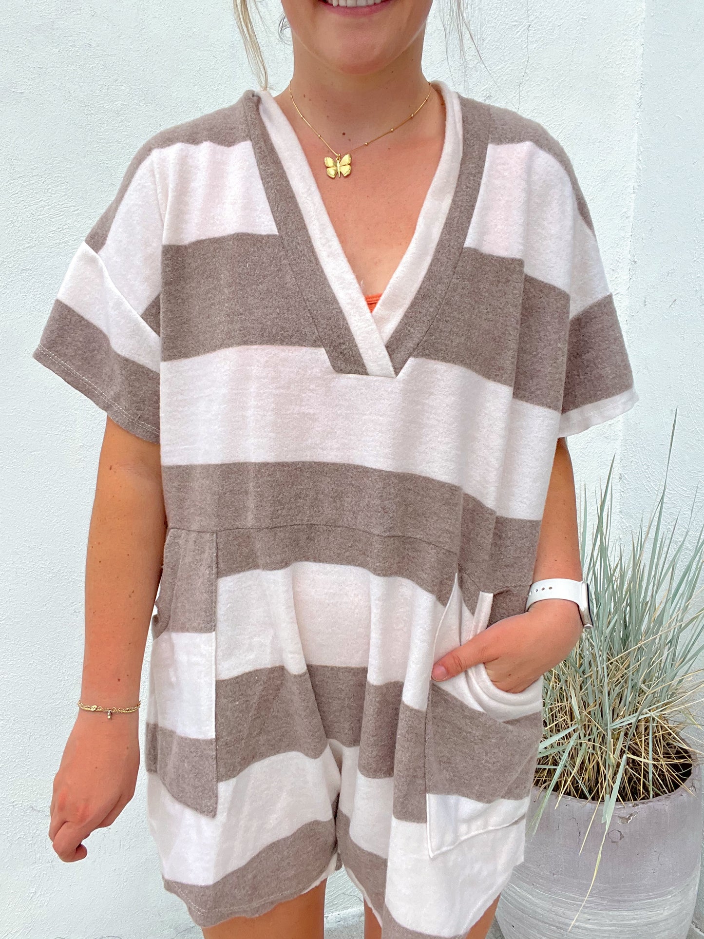 Better In Stripes Romper