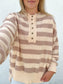 Neutral Striped Sweater