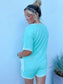 The French Terry Romper - MINT