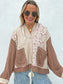 The June Jacket - FLORAL MOCHA