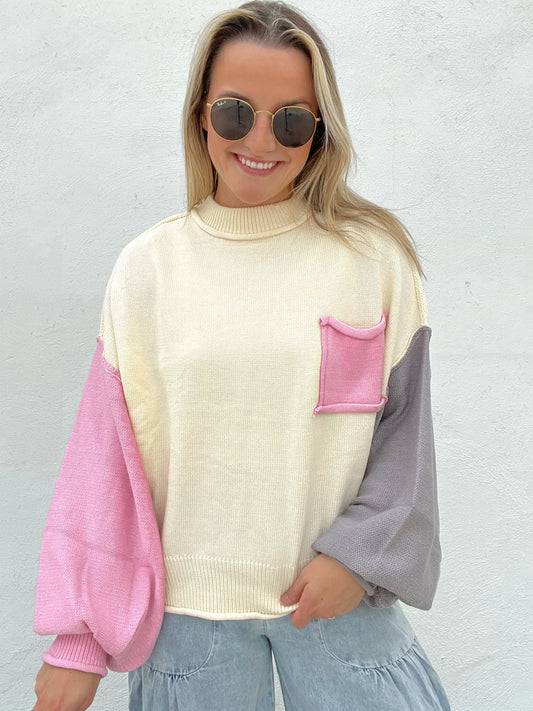 The Jamie Colorblock Sweater