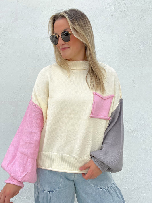 The Jamie Colorblock Sweater