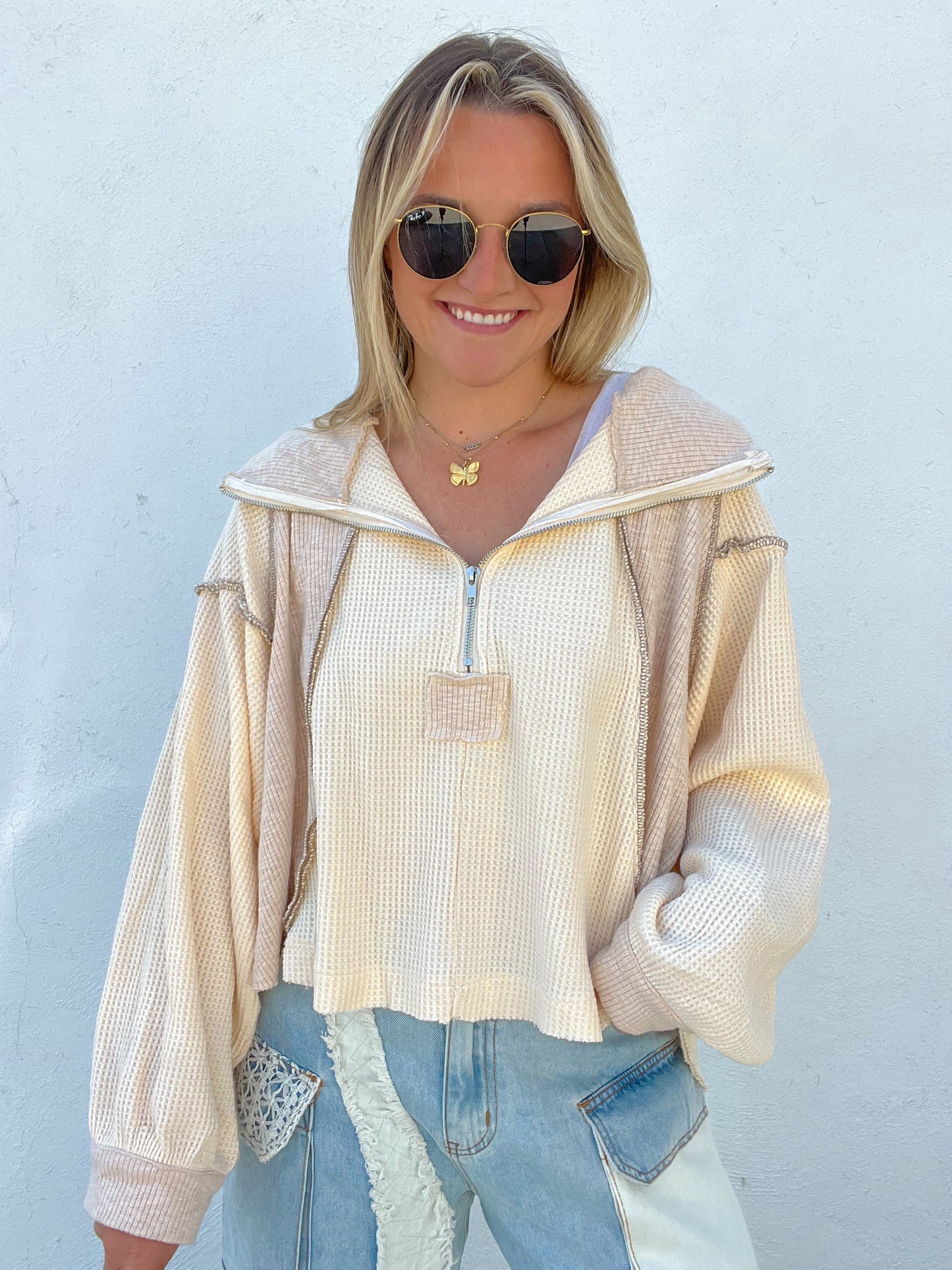 The Hannah Pullover - CREAM