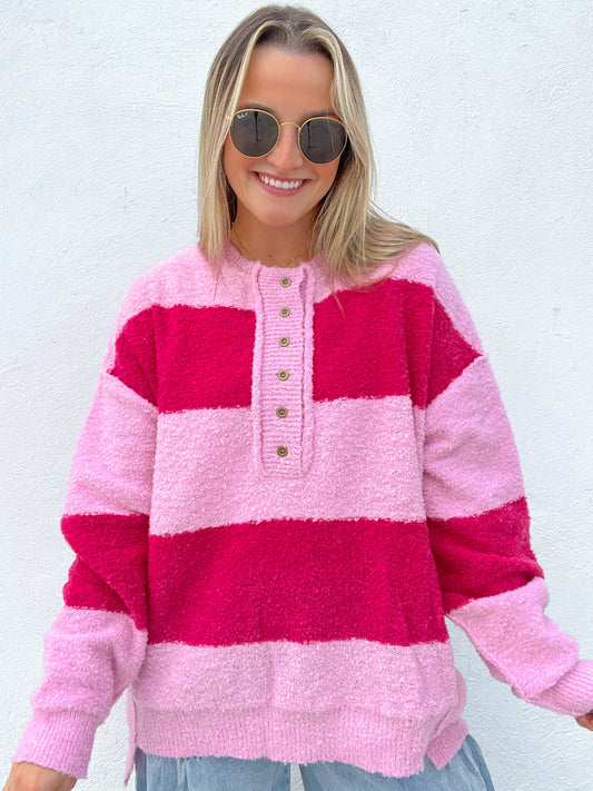 Lovely Thoughts Striped Sweater RESTOCK