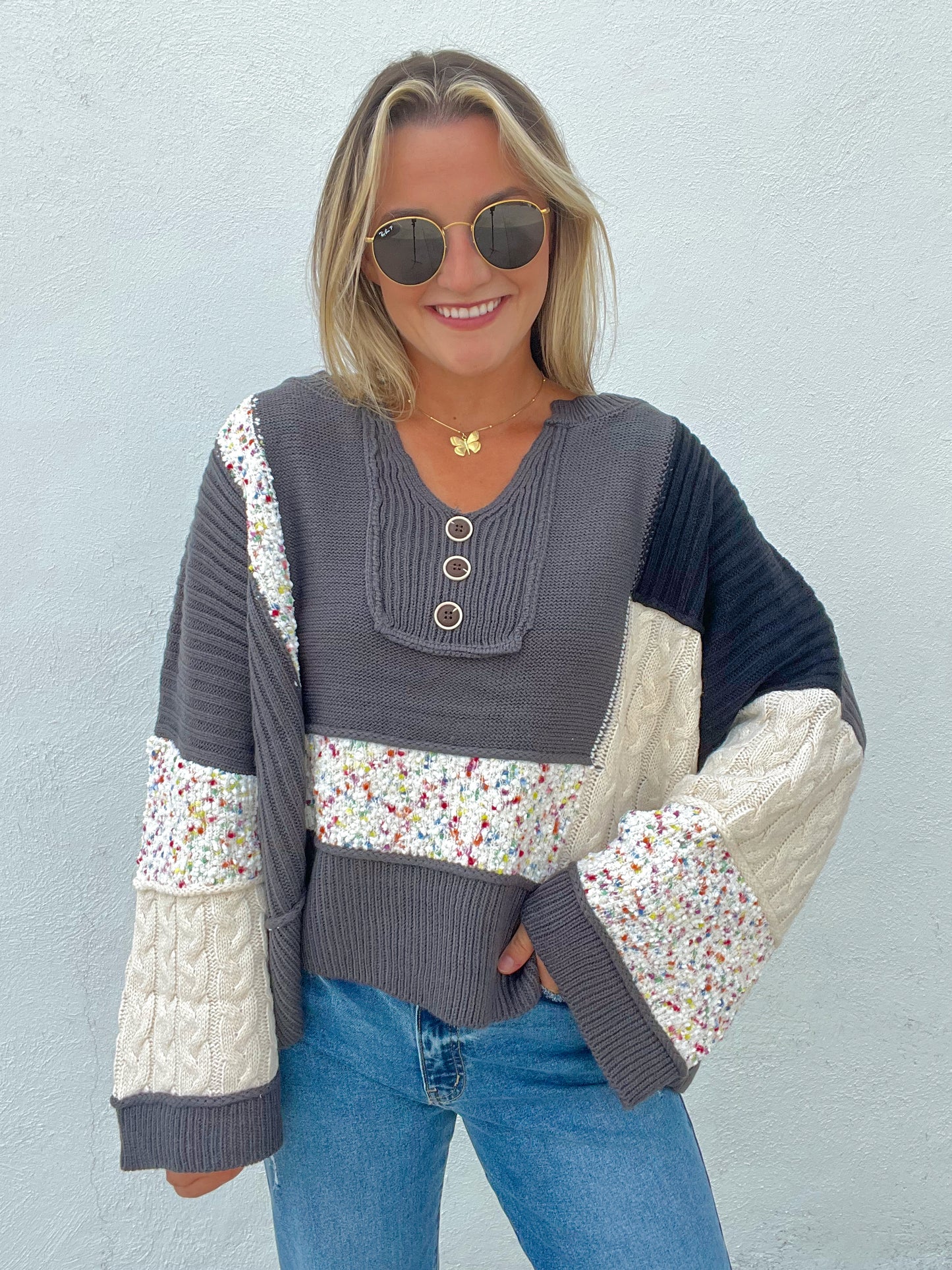 The Cozy Confetti Sweater